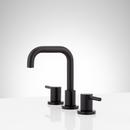 Two Handle Widespread Bathroom Sink Faucet in Matte Black 