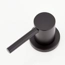 Signature Hardware Matte Black Two Handle Widespread Bathroom Sink Faucet 