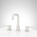 Two Handle Widespread Bathroom Sink Faucet in Brushed Nickel 