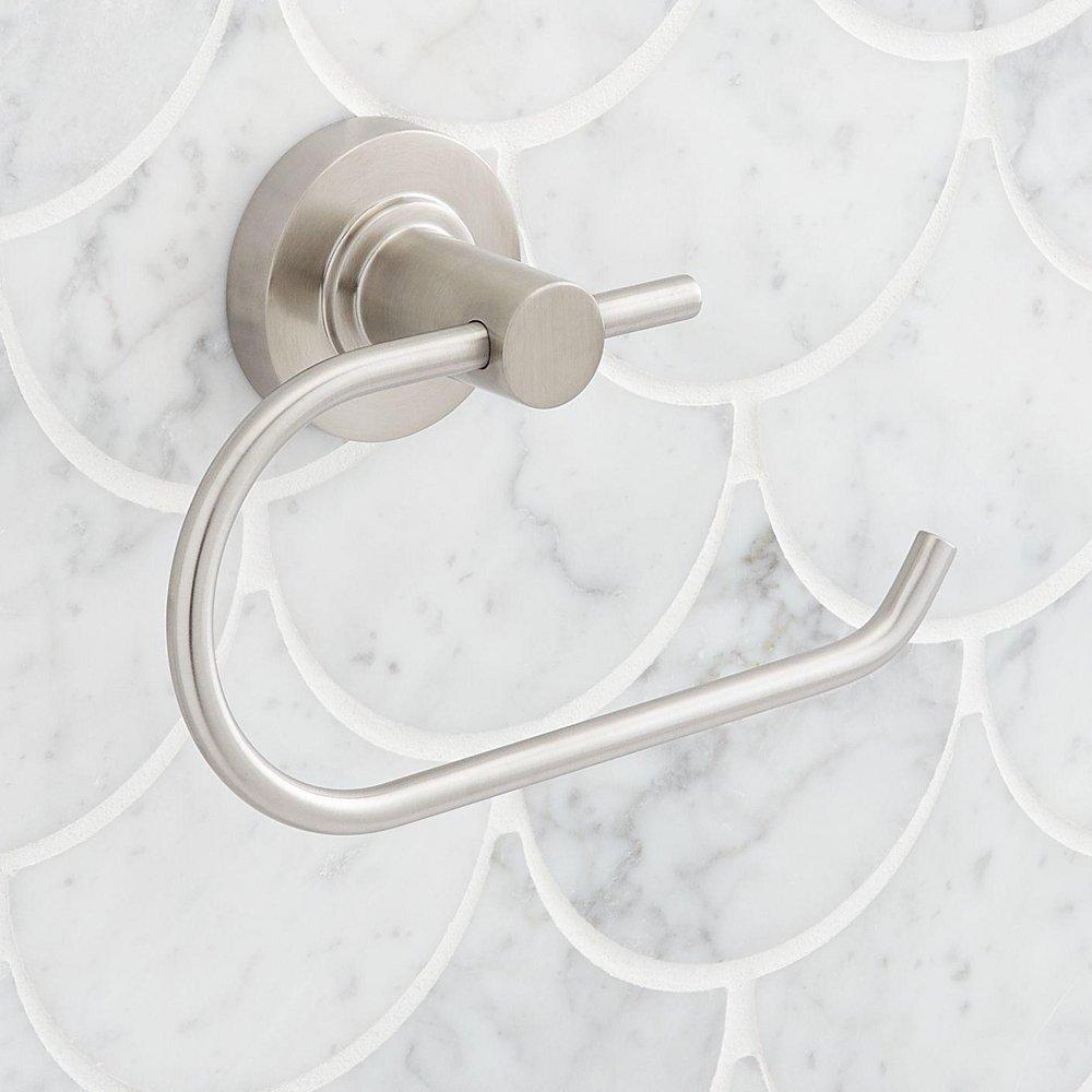 Signature Hardware Chrome Wall Mount Toilet Tissue Holder 