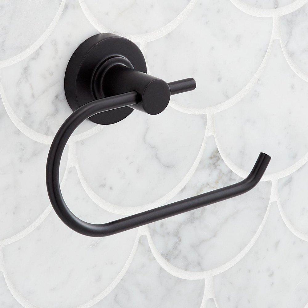 Signature Hardware Chrome Wall Mount Toilet Tissue Holder 