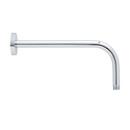 12 3/8 in. Shower Arm for Rain Shower with Escutcheon in Polished Chrome
