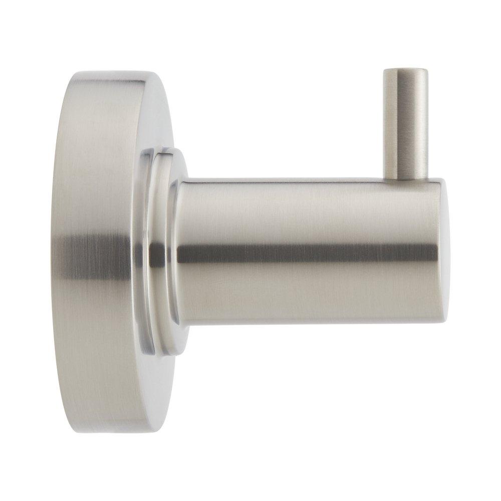 Signature Hardware Brushed Nickel Robe Hook 