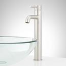 Single Handle Vessel Filler Bathroom Sink Faucet in Brushed Nickel 