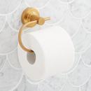 Wall Mount Toilet Tissue Holder in Brushed Gold 
