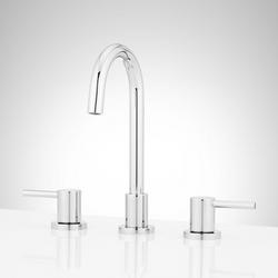 Two Handle Widespread Bathroom Sink Faucet in Polished Chrome