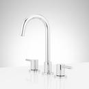 Signature Hardware Chrome Two Handle Widespread Bathroom Sink Faucet 