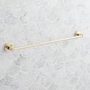 Signature Hardware Brushed Gold 18 in. Towel Bar 