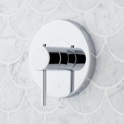 Single Handle Thermostatic Valve Trim in Chrome (Trim Only)
