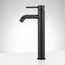 Single Handle Vessel Filler Bathroom Sink Faucet in Matte Black 
