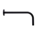 12 3/8 in. Shower Arm for Rain Shower with Escutcheon in Matte Black