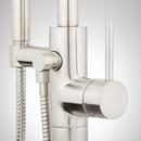 Signature Hardware Chrome Single Handle Lever Floor Mount Filler 