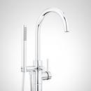 Signature Hardware Chrome Single Handle Lever Floor Mount Filler 