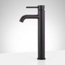 Single Handle Vessel Filler Bathroom Sink Faucet in Polished Brass 