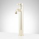 Single Handle Vessel Filler Bathroom Sink Faucet in Polished Brass 