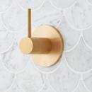 Single Handle Pressure Balancing Valve Trim in Brushed Gold