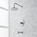 One Handle Single Function Bathtub & Shower Faucet in Brushed Nickel