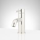 Single Handle Monoblock Bathroom Sink Faucet in Polished Nickel