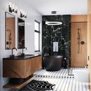 24 in. Towel Bar in Matte Black 