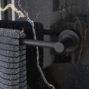 Signature Hardware Matte Black 24 in. Towel Bar 