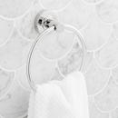 Round Closed Towel Ring in Polished Chrome