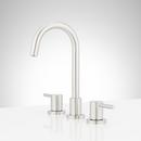 Two Handle Widespread Bathroom Sink Faucet in Brushed Nickel 