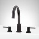Two Handle Roman Tub Filler Faucet in Matte Black (Trim Only)
