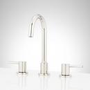 Two Handle Widespread Bathroom Sink Faucet in Polished Nickel 