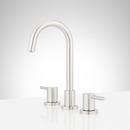 Two Handle Widespread Bathroom Sink Faucet in Polished Nickel 