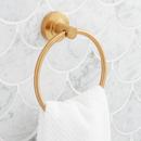 Towel Ring in Brushed Gold