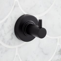 Robe Hook in Matte Black