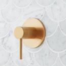 Single Handle Volume Control Valve Trim in Brushed Gold (Trim Only)