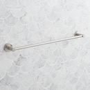 Signature Hardware Brushed Nickel 18 in. Towel Bar 