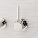 Signature Hardware Brushed Gold Single Handle Wall Mount Bathroom Sink Faucet 