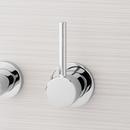 Signature Hardware Brushed Gold Single Handle Wall Mount Bathroom Sink Faucet 