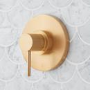 Single Handle Pressure Balancing Valve Trim in Brushed Gold (Trim Only)