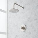 Single Handle Pressure Balancing Shower Faucet Valve Trim in Brushed Nickel (Trim Only)