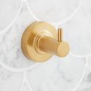 1 Robe Hook in Brushed Gold