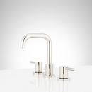 Two Handle Widespread Bathroom Sink Faucet in Polished Nickel 