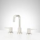 Two Handle Widespread Bathroom Sink Faucet in Polished Nickel