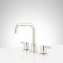 Two Handle Widespread Bathroom Sink Faucet in Polished Nickel 