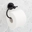 Wall Mount Toilet Tissue Holder in Matte Black