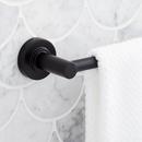 18 in. Towel Bar in Matte Black
