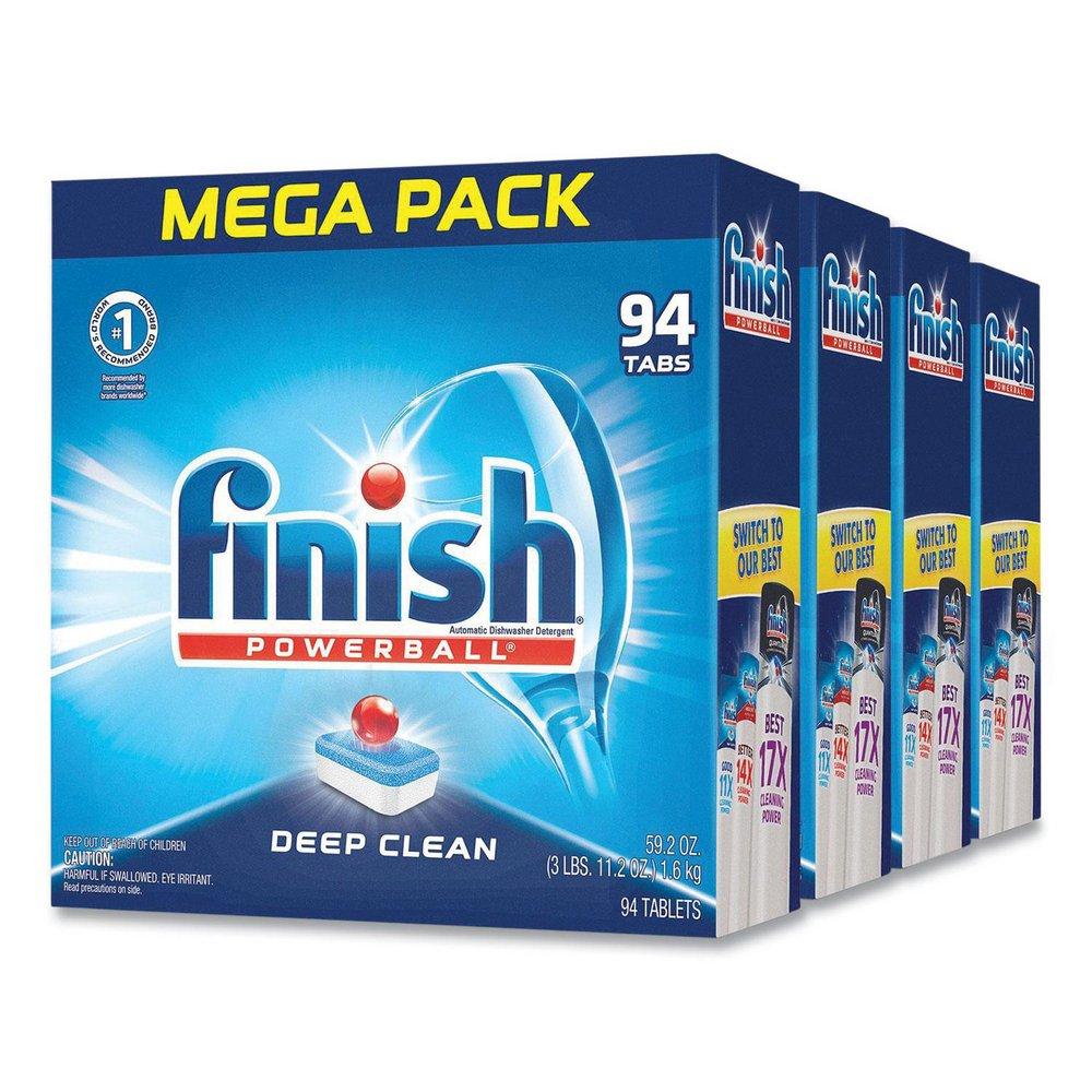 Finish Powerball Dishwasher Tabs in Fresh Scent 94 Count 4 / Cs 