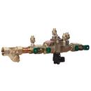 3/4 IN BRONZE REDUCED PRESSURE ZONE ASSEMBLY BACKFLOW PREVENTER QUARTER TURN SHUTOFF VALVES STRAINER BACKFLOW FLOOD SENSOR