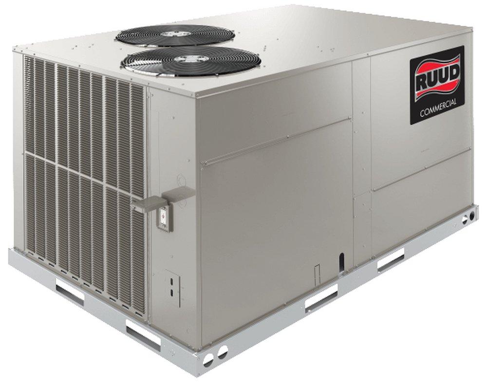 Ruud Single Stage Commercial Packaged Heat Pump 
