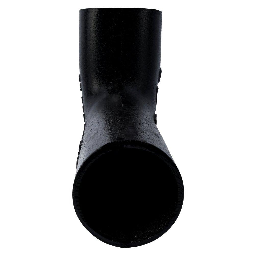 Black 12 in. No-Hub x Spigot Service Cast Iron Plain Closet Bend 