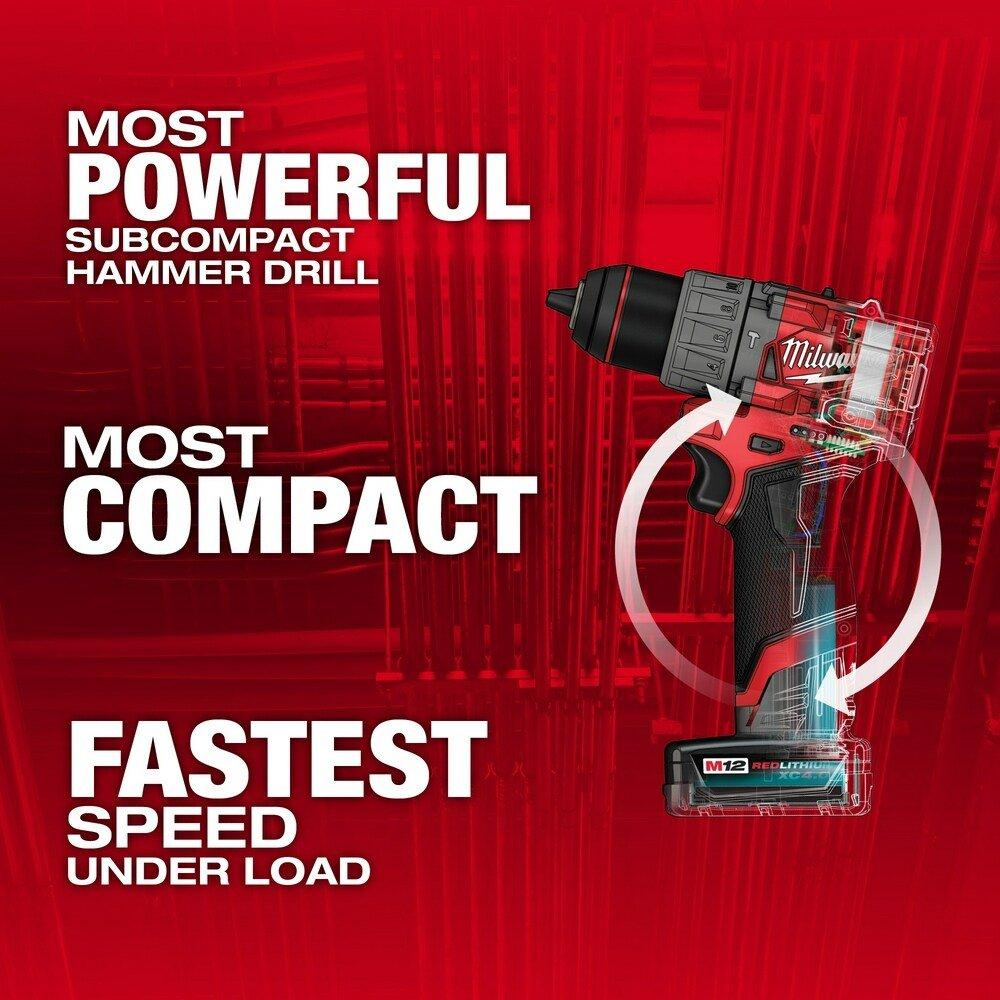 M12 Fuel 1/2 Hamm Drill Drv Kit 