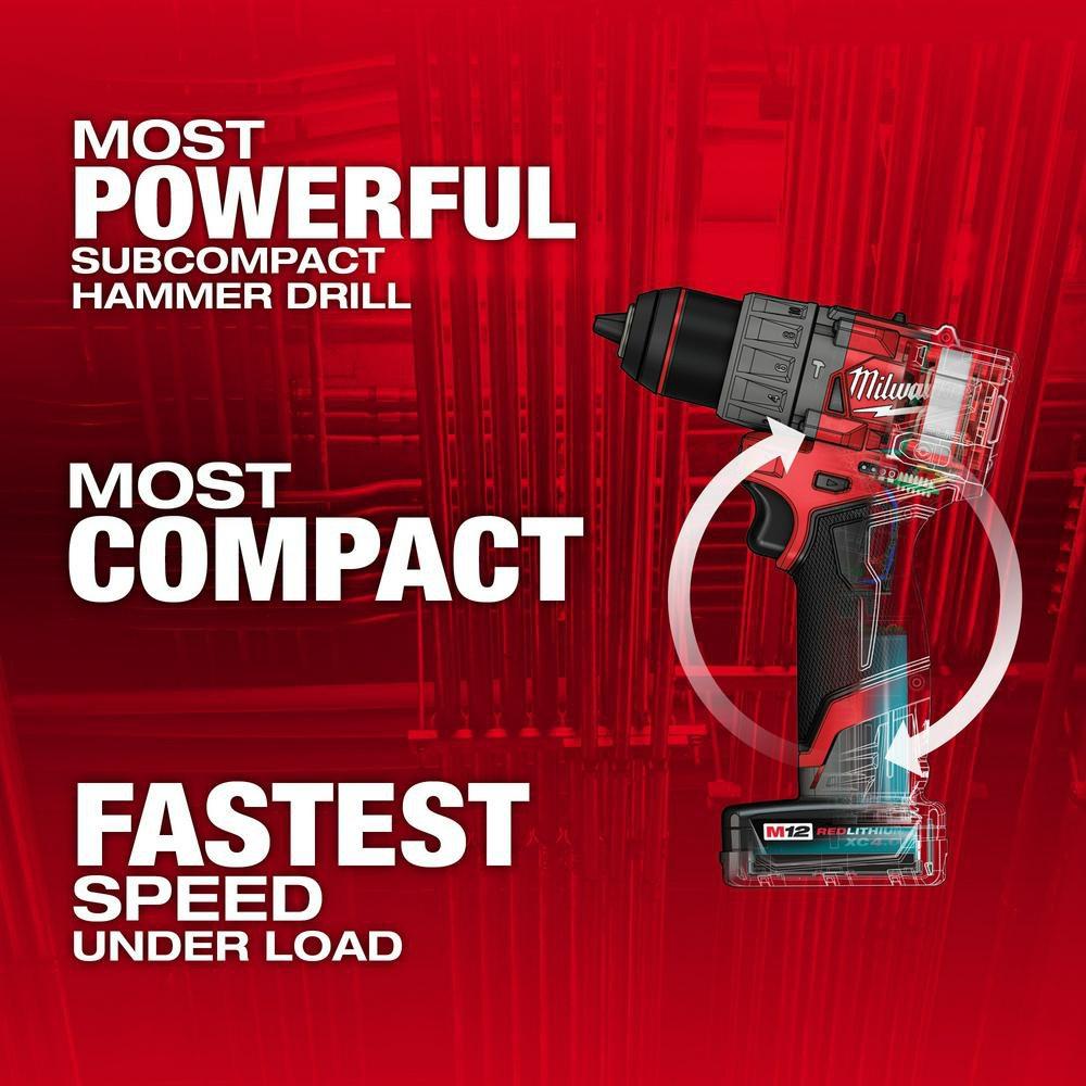 M12 FUEL 1/2 HAMM DRILL DRV KIT 