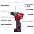 M12 FUEL 1/2 HAMM DRILL DRV KIT 